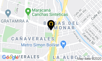 Mapa de Donde Oriana en Cali