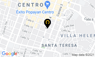 Mapa de Donde Roger en Popayán