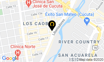 Mapa de Donna Suarez García Eventos en Cúcuta
