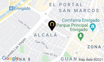 Mapa de Dorados Envigado en Medellín