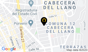 Mapa de Dossi en Bucaramanga