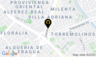Mapa de Dotaciones Del Sureste en Bogotá D.C