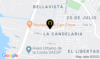 Mapa de Dotaciones E Implementos Del Caribe Ltda. en Cartagena