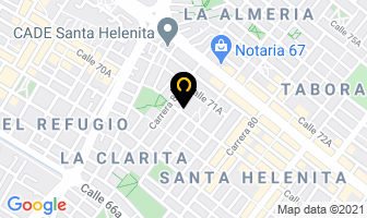 Mapa de Dotaciones Médicas Lunatex Ltda. en Bogotá D.C