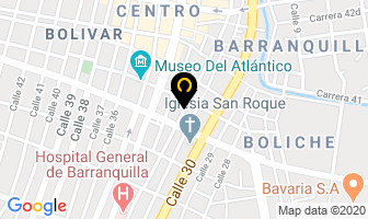 Mapa de Dotaciones Millan en Barranquilla