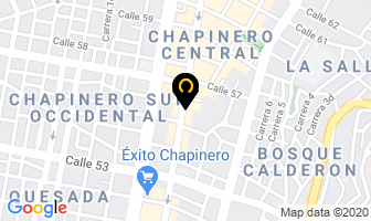 Mapa de Dotaciones Nacionales E Internacionales Ltda. en Bogotá D.C