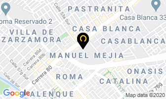 Mapa de Dotaciones Power Ltda. en Bogotá D.C