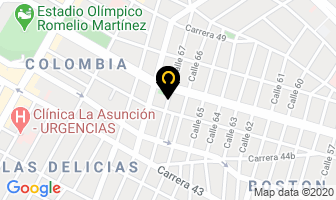 Mapa de Dotaciones Químicas Belal Ltda. en Barranquilla