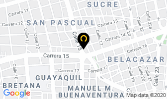 Mapa de Dotaciones Químicas E.m. Ltda. en Cali
