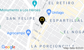 Mapa de Dotaciones Rolibertex Ltda en Bogotá D.C