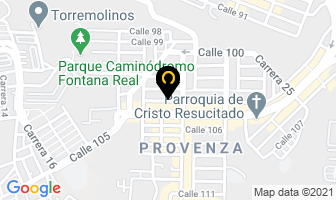 Mapa de Dotaciones Serranos en Bucaramanga