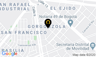 Mapa de Doyco Ltda. en Bogotá D.C