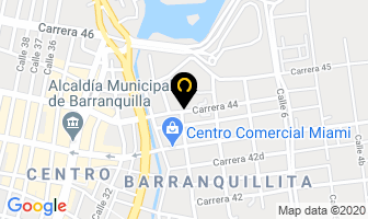 Mapa de Dpa Gurmet en Barranquilla