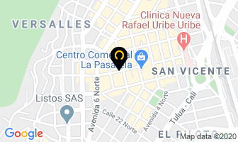 Mapa de Dr Cesar Rodriguez Situ en Cali