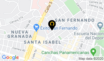 Mapa de Dr. Diego Ivan Barona Anderson en Cali