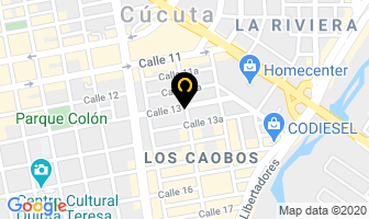Mapa de Dr. Emiro Andrade Chaparro en Cúcuta