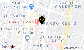 Mapa de Dr. German G. Briceño Corredor en Bogotá D.C