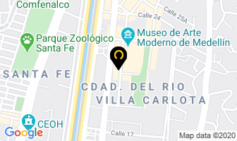 Mapa de Dr Raul Severiche - Cirujano Estético. en Medellín