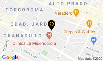 Mapa de Dr. Simons Daza Santos en Barranquilla