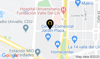 Mapa de Dra. Ana Cristina Martinez A. en Cali