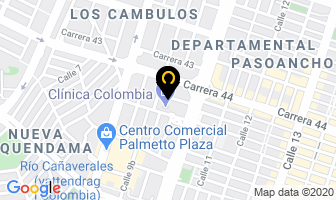 Mapa de Dra. Claudette Paz G. en Cali