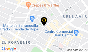 Mapa de Dra. Irla Duarte en Barranquilla