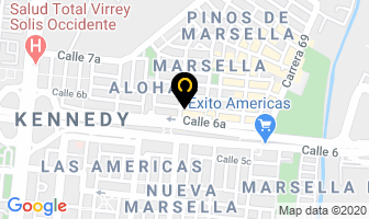 Mapa de Dra. Patricia Reyes Quintero en Bogotá D.C