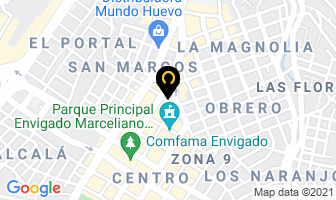 Mapa de Dragón Tattoo en Medellín