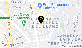 Mapa de Drogas Pague Menos en Bucaramanga