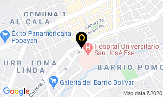 Mapa de Droguería Alianza en Popayán
