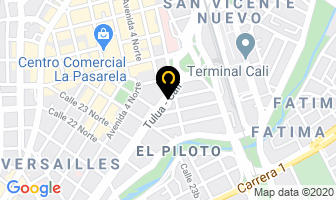 Mapa de Droguería Alonso Ltda. en Cali
