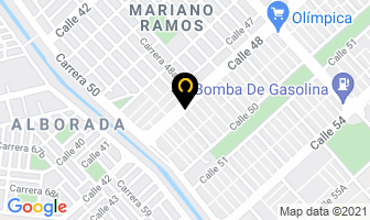 Mapa de Drogueria Caprisur en Cali