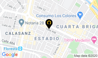 Mapa de Droguería Colón en Medellín