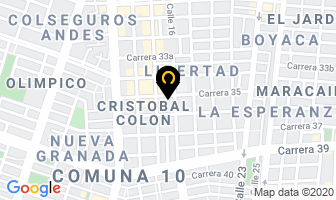 Mapa de Droguería Cristóbal Colón en Cali