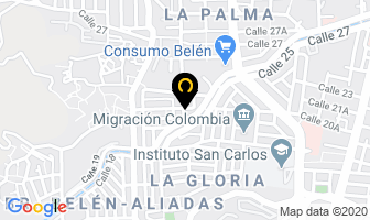 Mapa de Droguería Dinámica en Medellín