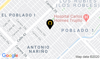 Mapa de Droguería El Poblado en Cali