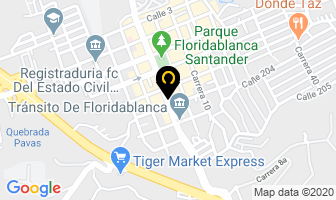 Mapa de Droguería Florida en Floridablanca