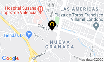 Mapa de Droguería Hospitalaria en Popayán