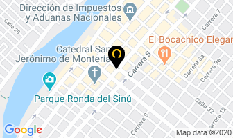 Mapa de Drogueria Jireh en Montería
