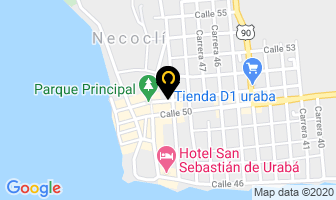 Mapa de Drogueria Juamer en Necoclí