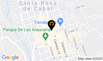 Mapa de Droguería La 14 en Santa Rosa de Cabal