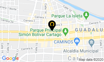Mapa de Drogueria La Cuarta en Cartago