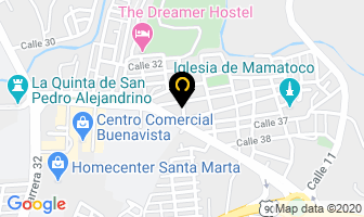 Mapa de Droguería La Luz en Santa Marta