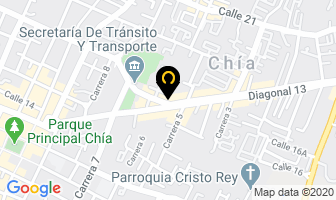 Mapa de Drogueria La Principal en Chía