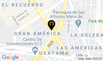 Mapa de Droguería La Soledad en Bogotá D.C