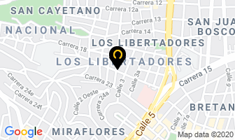 Mapa de Droguería Libertador en Cali