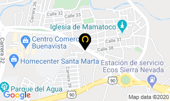 Mapa de Droguería Mamatoco en Santa Marta