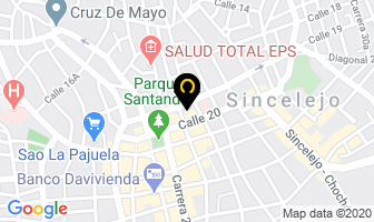 Mapa de Droguería Médica en Sincelejo