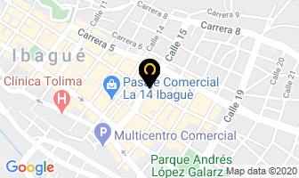 Mapa de Droguerìa Morales en Ibagué