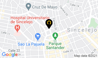 Mapa de Droguería Nueva Ford en Sincelejo